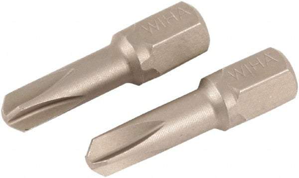 Wiha - 1/4" Drive, #5 Torq-Set Screwdriver Bit - 25mm OAL - Exact Tool & Supply
