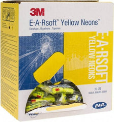 3M - Disposable, Uncorded, 33 dB Earplugs - Yellow, 200 Pairs - Exact Tool & Supply
