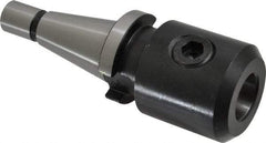 Interstate - NMTB30 Taper Shank 7/8" Hole End Mill Holder/Adapter - 1-7/8" Nose Diam, 4" Projection, 1/2-13 Drawbar - Exact Tool & Supply