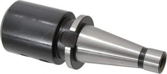 Interstate - NMTB40 Taper Shank 1-1/4" Hole End Mill Holder/Adapter - 2-1/2" Nose Diam, 3-3/4" Projection, 5/8-11 Drawbar - Exact Tool & Supply