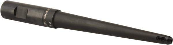 Made in USA - 3/4" Shank Diam Straight Shank with Weldon Flat 1/8" Hole End Mill Holder/Adapter - 5" Projection - Exact Tool & Supply