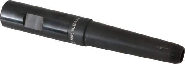 Made in USA - 3/4" Shank Diam Straight Shank with Weldon Flat 5/16" Hole End Mill Holder/Adapter - 3" Projection - Exact Tool & Supply
