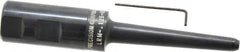 Made in USA - 1" Shank Diam Straight Shank with Weldon Flat 1/8" Hole End Mill Holder/Adapter - 3" Projection - Exact Tool & Supply