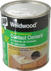 DAP - 128 Fluid Ounce Container, Tan, Can Polychloroprene Construction Adhesive - Service Temp from -40 to 180°F, 30 to 40 min Fixture Time, Indoor - Exact Tool & Supply