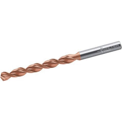 Walter-Titex - 7.8mm 130° Cobalt Jobber Drill - AlCrN Finish, Right Hand Cut, Parabolic Flute, Straight Shank, 117mm OAL, UFL Point - Exact Tool & Supply