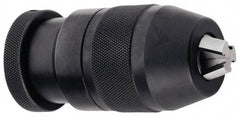 Accupro - 3/8-24, 1/16 to 1/2" Capacity, Threaded Mount Drill Chuck - Keyless, 40mm Sleeve Diam, 76mm Open Length - Exact Tool & Supply