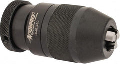 Accupro - JT2, 1/32 to 3/8" Capacity, Tapered Mount Drill Chuck - Keyless, 40mm Sleeve Diam, 79mm Open Length - Exact Tool & Supply