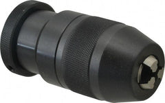 Accupro - JT33, 1/32 to 1/2" Capacity, Tapered Mount Drill Chuck - Keyless, 47mm Sleeve Diam, 93mm Open Length - Exact Tool & Supply