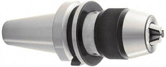 Accupro - BT40/110, 1/32 to 3/8" Capacity, Integral Shank Drill Chuck - Keyless, Taper Shank, 43mm Sleeve Diam, 109mm Open Length - Exact Tool & Supply