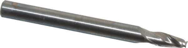 OSG - 5/32", 5/16" LOC, 3/16" Shank Diam, 2" OAL, 2 Flute, Solid Carbide Square End Mill - Single End, Uncoated, Spiral Flute, 30° Helix, Centercutting, Right Hand Cut, Right Hand Flute, Series 2021 - Exact Tool & Supply
