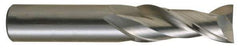 OSG - 1", 2 Flute, Single End, Solid Carbide, 0.06" Corner Radius End Mill - 5" OAL, 30° Helix, Right Hand Flute, 2" LOC, Right Hand Cut - Exact Tool & Supply