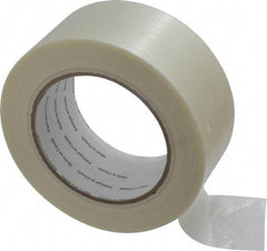 3M - 2" x 60 Yd Clear Rubber Adhesive Packaging Tape - Polypropylene Film Backing, 4 mil Thick, 100 Lb Tensile Strength, Series 8934 - Exact Tool & Supply