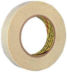 3M - 60 Yd Long x 1-1/2" Wide, Series 361, White Silicone Glass Cloth Tape - 7.5 mil Thick, 182 Lb/In Tensile Strength - Exact Tool & Supply