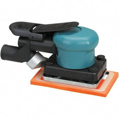 Dynabrade - 13 CFM Air Consumption, Palm Air Orbital Sander - Rectangular Pad, - Exact Tool & Supply