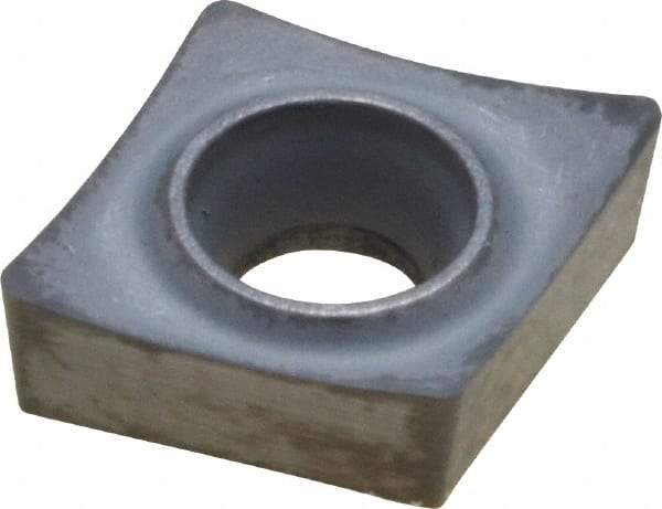 Kennametal - CCGT21.51 HP Grade K313 Carbide Turning Insert - Uncoated, 80° Diamond, 1/4" Inscr Circle, 3/32" Thick, 1/64" Corner Radius - Exact Tool & Supply