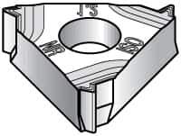 Kennametal - 16NR Internal Right Hand ISO Laydown Threading Insert - Grade KU25T, TiAlN/TiN Coated Carbide, 9.53mm Inscribed Circle - Exact Tool & Supply