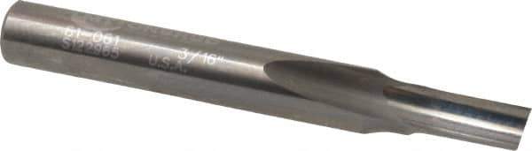 Onsrud - 3/16" Diam, 1/4" Shank Diam, 3/8" Length of Cut, 1 Flute Single Edge Straight Router Bit - 2" Overall Length, Right Hand Cut, Solid Carbide - Exact Tool & Supply