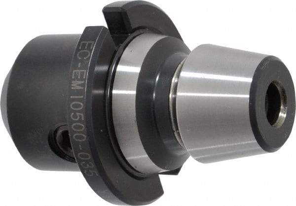 Royal Products - R8 Quick Change Taper Shank 1/2" Hole End Mill Holder/Adapter - 1-3/8" Nose Diam, 1-3/8" Projection - Exact Tool & Supply