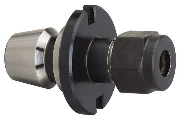 Royal Products - 3/8" Capacity, 1-9/16" Projection, R8 Quick Change Taper Shank, DA200 Collet Chuck - 0.0005" TIR - Exact Tool & Supply