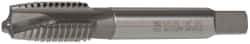 OSG - 5/8-11 UNC, 3 Flute, Bright Finish, High Speed Steel Spiral Point Tap - Plug Chamfer, Right Hand Thread, 3-13/16" OAL, 1-13/16" Thread Length, 0.48" Shank Diam - Exact Tool & Supply