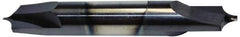 Accupro - 0.062" Radius, 3/16" Mill Diam, 2 Flute Solid Carbide Corner Rounding End Mill - Double End, AlTiN Finish, 2" OAL, 3/16" Shank Diam - Exact Tool & Supply