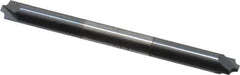 Accupro - 0.035" Radius, 1/8" Mill Diam, 2 Flute Solid Carbide Corner Rounding End Mill - Double End, AlTiN Finish, 1-1/2" OAL, 1/8" Shank Diam - Exact Tool & Supply