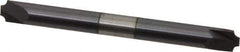 Accupro - 0.046" Radius, 3/16" Mill Diam, 2 Flute Solid Carbide Corner Rounding End Mill - Double End, AlTiN Finish, 2" OAL, 3/16" Shank Diam - Exact Tool & Supply