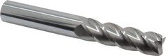 Accupro - 5/8", 4 Flute, Single End, Solid Carbide, 0.02" Corner Radius End Mill - 4-5/8" OAL, 40° Helix, Right Hand Flute, 2-1/8" LOC, Right Hand Cut - Exact Tool & Supply