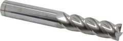 Accupro - 5/8", 4 Flute, Single End, Solid Carbide, 0.03" Corner Radius End Mill - 4-5/8" OAL, 40° Helix, Right Hand Flute, 2-1/8" LOC, Right Hand Cut - Exact Tool & Supply