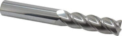 Accupro - 5/8", 4 Flute, Single End, Solid Carbide, 0.06" Corner Radius End Mill - 4-5/8" OAL, 40° Helix, Right Hand Flute, 2-1/8" LOC, Right Hand Cut - Exact Tool & Supply