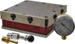 Suburban Tool - 6" Long x 6" Wide x 2-1/4" High, 1/4 Min Pump hp, S1 Sine Plate Compatibility, Vacuum Chuck - Square & Parallel to within 0.0002, 1/4 NPT Connector - Exact Tool & Supply
