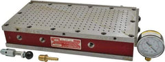 Suburban Tool - 12" Long x 6" Wide x 2-1/4" High, 1/2 Min Pump hp, S2 Sine Plate Compatibility, Vacuum Chuck - Square & Parallel to within 0.0003, 1/4 NPT Connector - Exact Tool & Supply