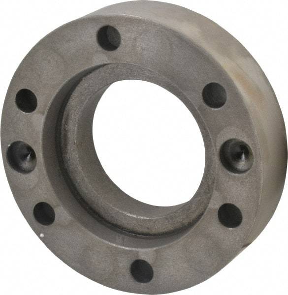 BTC - Adapter Back Plate for 10" Diam Self Centering Lathe Chucks - A2-6 Mount, 2.835" Through Hole Diam - Exact Tool & Supply