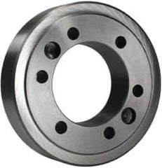BTC - Adapter Back Plate for 12" Diam Self Centering Lathe Chucks - A2-6 Mount, 3.268" Through Hole Diam - Exact Tool & Supply