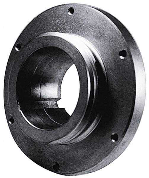 BTC - Adapter Back Plate for 12" Diam Self Centering Lathe Chucks - L-0 Mount, 3.268" Through Hole Diam - Exact Tool & Supply