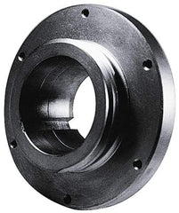 BTC - Adapter Back Plate for 10" Diam Self Centering Lathe Chucks - L-00 Mount, 2.835" Through Hole Diam - Exact Tool & Supply