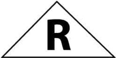 NMC - Roof Truss, Aluminum Fire Sign - 12" Wide x 6" High, Reflective - Exact Tool & Supply