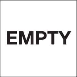 NMC - Empty Shipping Label - 6" High x 6" Wide - Exact Tool & Supply