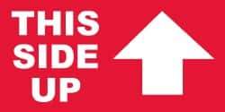 NMC - This Side Up Shipping Label - 2" High x 4" Wide - Exact Tool & Supply