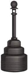 NMC - 4 Gal Polyethylene Cigarette & Cigar Receptacle - 17-1/4" Wide x 43-1/4" High - Exact Tool & Supply