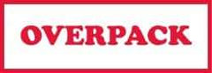 NMC - Overpack Shipping Label - 2" High x 6" Wide - Exact Tool & Supply