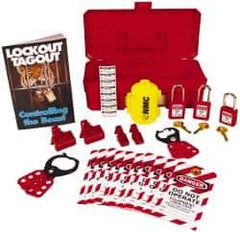 NMC - 30 Piece Electrical Lockout Kit - Comes in Tool Box - Exact Tool & Supply