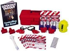 NMC - 30 Piece Electrical Lockout Kit - Comes in Carrying Case - Exact Tool & Supply