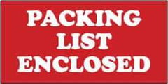 NMC - Packing List Enclosed Shipping Label - 1-3/8" High x 3" Wide - Exact Tool & Supply