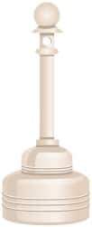 NMC - 5 Qt Polyethylene Cigarette & Cigar Receptacle - 15-1/4" Wide x 37-3/4" High - Exact Tool & Supply