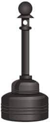 NMC - 5 Qt Polyethylene Cigarette & Cigar Receptacle - 15-1/4" Wide x 37-3/4" High - Exact Tool & Supply