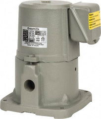 Graymills - 3/1.5 Amp, 115/230 Volt, 1/4 hp, 1 Phase, 3,450 RPM, Cast Iron Suction Machine Tool & Recirculating Pump - 20 GPM, 32 psi, 7-3/8" Long x 7-3/8" Mounting Flange Width, 9" Overall Height, Plastic Impeller, TEFC Motor - Exact Tool & Supply