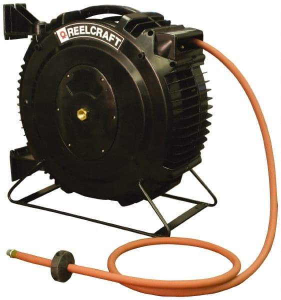 Reelcraft - 66' Spring Retractable Hose Reel - 232 psi, Hose Included - Exact Tool & Supply