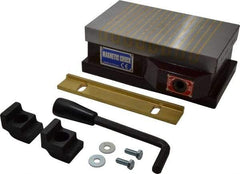 Value Collection - Standard Pole Rectangular Permanent Magnetic Block Chuck - 7" Long x 4" Wide x 2.874" High - Exact Tool & Supply