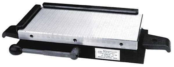 Suburban Tool - Fine & Standard Pole Rectangular Permanent Magnetic Block Chuck - 24" Long x 10" Wide x 3-1/2" High, Ceramic - Exact Tool & Supply
